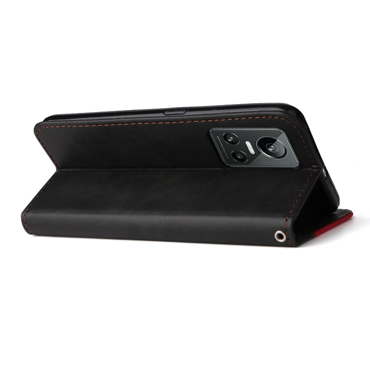 Stitching-Color Horizontal Flip Leather Phone Case, For OPPO Realme GT Neo3, For OPPO Reno7 4G / F21 Pro 4G, For Samsung Galaxy M33 5G Global