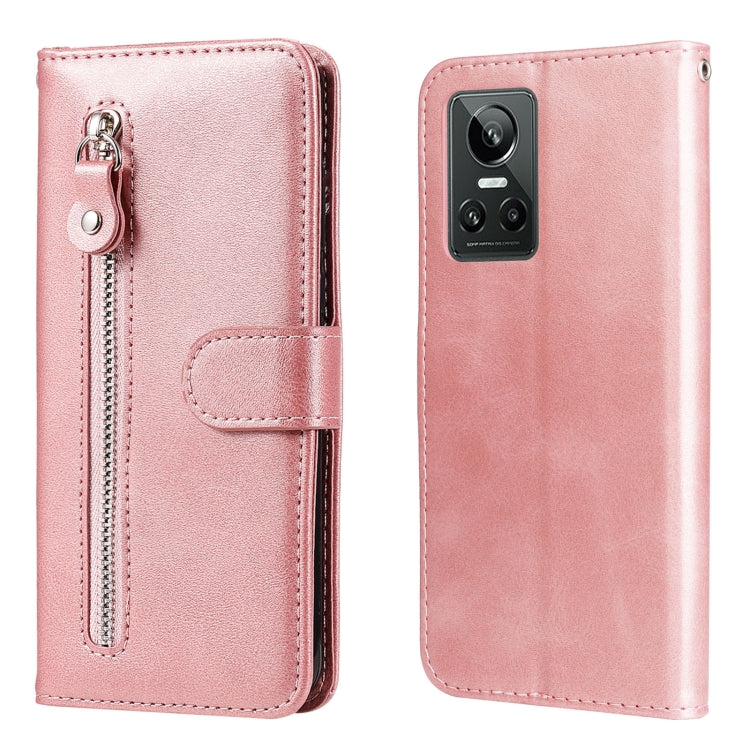 Calf Texture Zipper Leather Phone Case