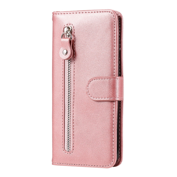 Calf Texture Zipper Leather Phone Case