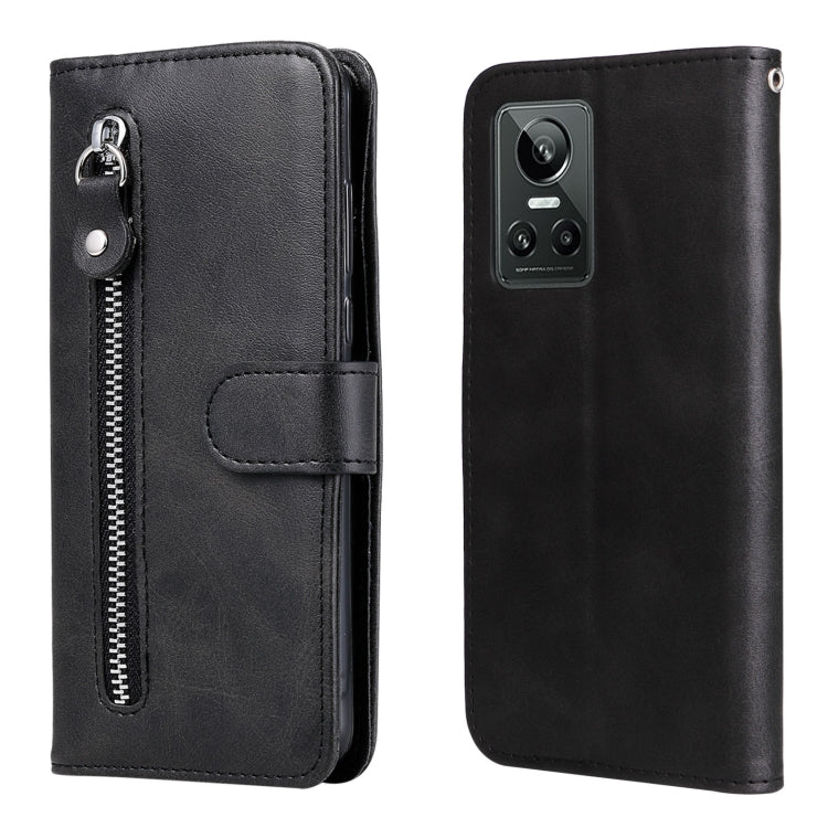 Calf Texture Zipper Leather Phone Case