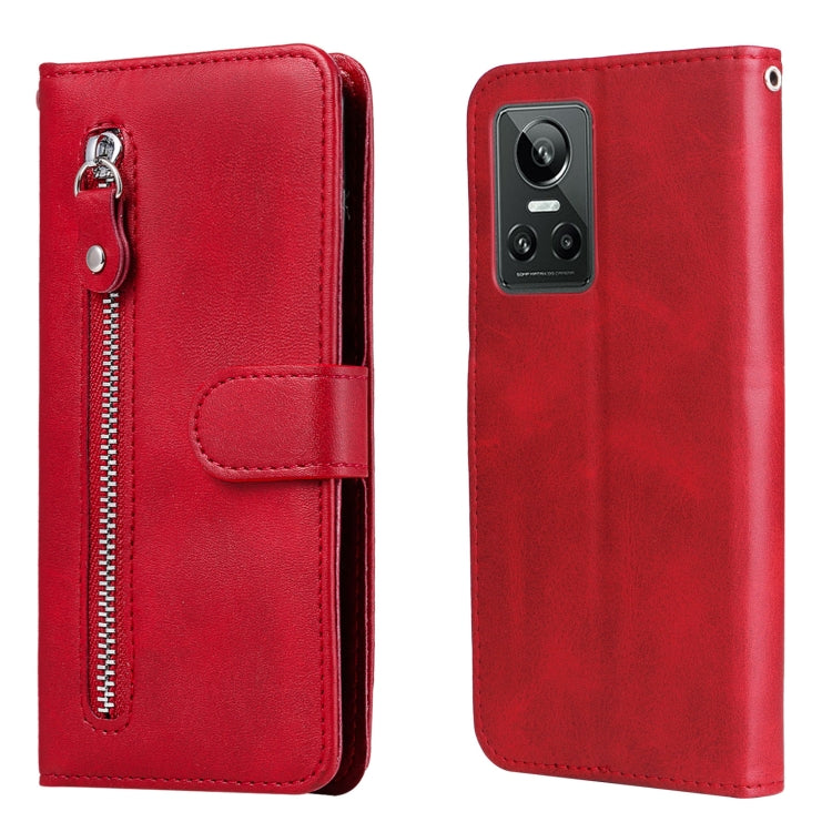 Calf Texture Zipper Leather Phone Case