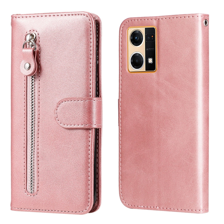 Calf Texture Zipper Leather Phone Case