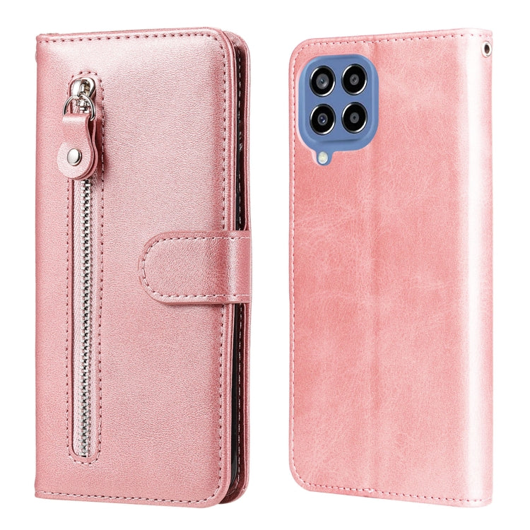 Calf Texture Zipper Leather Phone Case