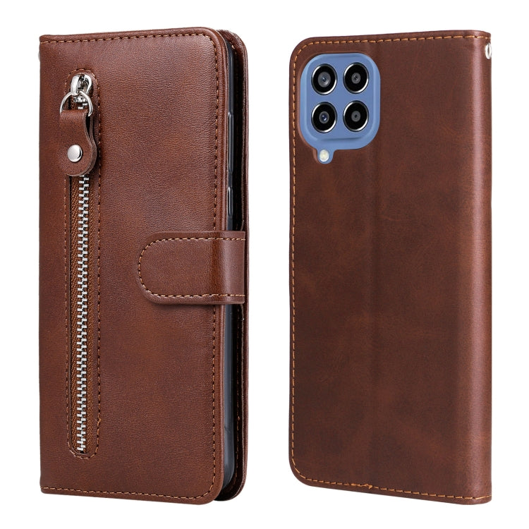 Calf Texture Zipper Leather Phone Case