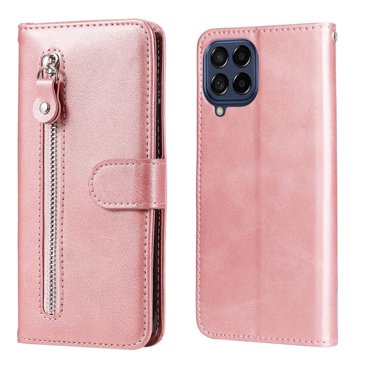 Calf Texture Zipper Leather Phone Case