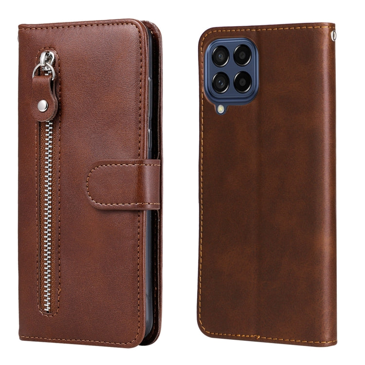 Calf Texture Zipper Leather Phone Case