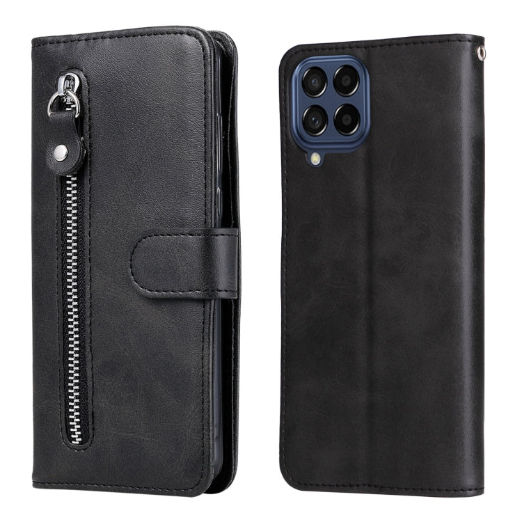 Calf Texture Zipper Leather Phone Case