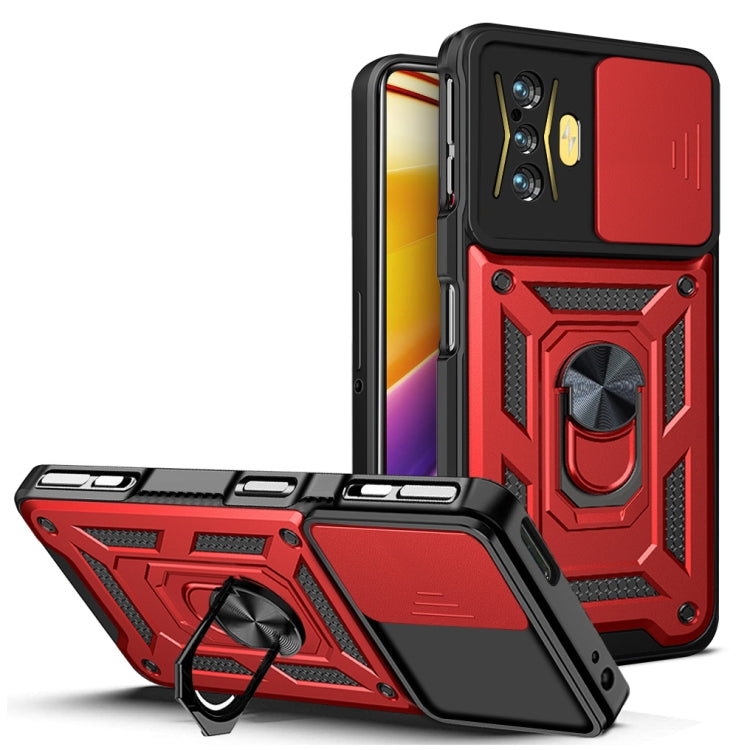 Sliding Camera Cover Design TPU+PC Phone Case, For Xiaomi Poco F4 GT / Redmi K50 Gaming, For OPPO Realme C35