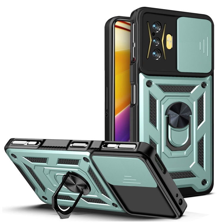 Sliding Camera Cover Design TPU+PC Phone Case, For Xiaomi Poco F4 GT / Redmi K50 Gaming, For OPPO Realme C35