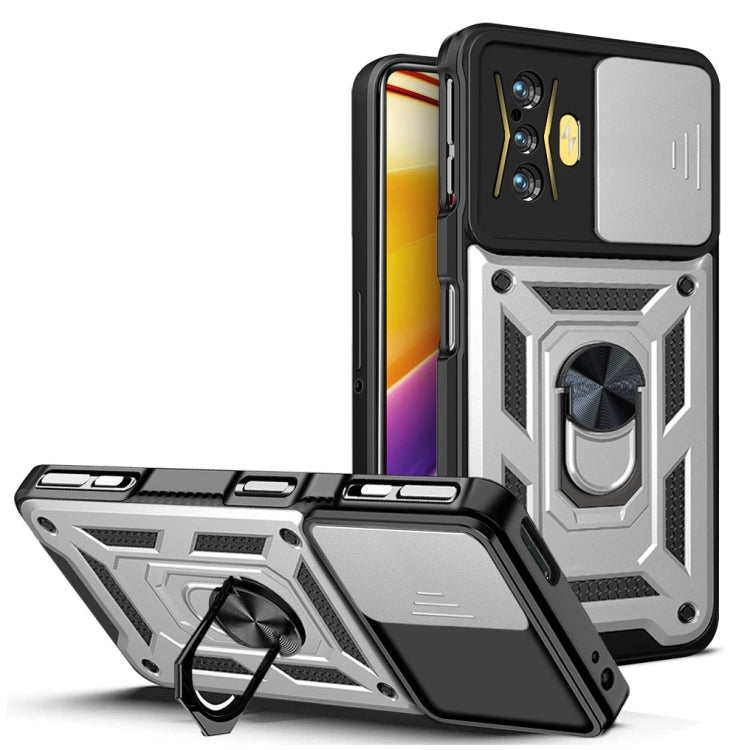 Sliding Camera Cover Design TPU+PC Phone Case, For Xiaomi Poco F4 GT / Redmi K50 Gaming, For OPPO Realme C35