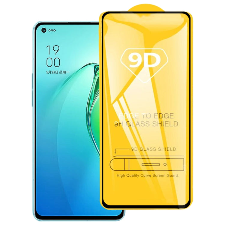 9D Full Glue Screen Tempered Glass Film, For OnePlus Nord 2T / Nord 2 5G (1 PC), For OPPO Reno8 Pro (1 PC), For OPPO Reno8 Pro+ (1 PC)