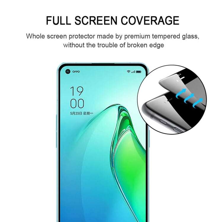 Full Glue Cover Screen Protector Tempered Glass Film, For OPPO Reno8 Pro (1 PC), For OPPO Reno8 Pro+ (1 PC), For OnePlus Nord 2T / Nord 2 5G (1 PC)