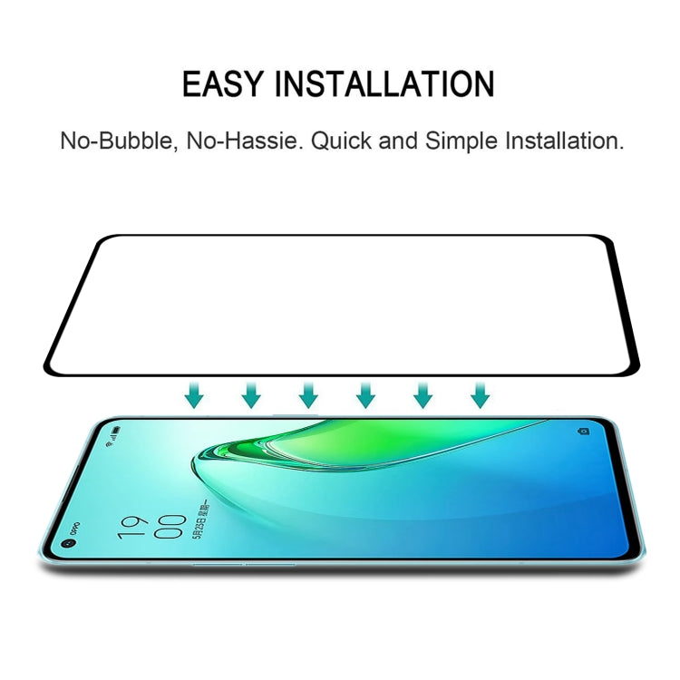 Full Glue Cover Screen Protector Tempered Glass Film, For OPPO Reno8 Pro (1 PC), For OPPO Reno8 Pro+ (1 PC), For OnePlus Nord 2T / Nord 2 5G (1 PC)