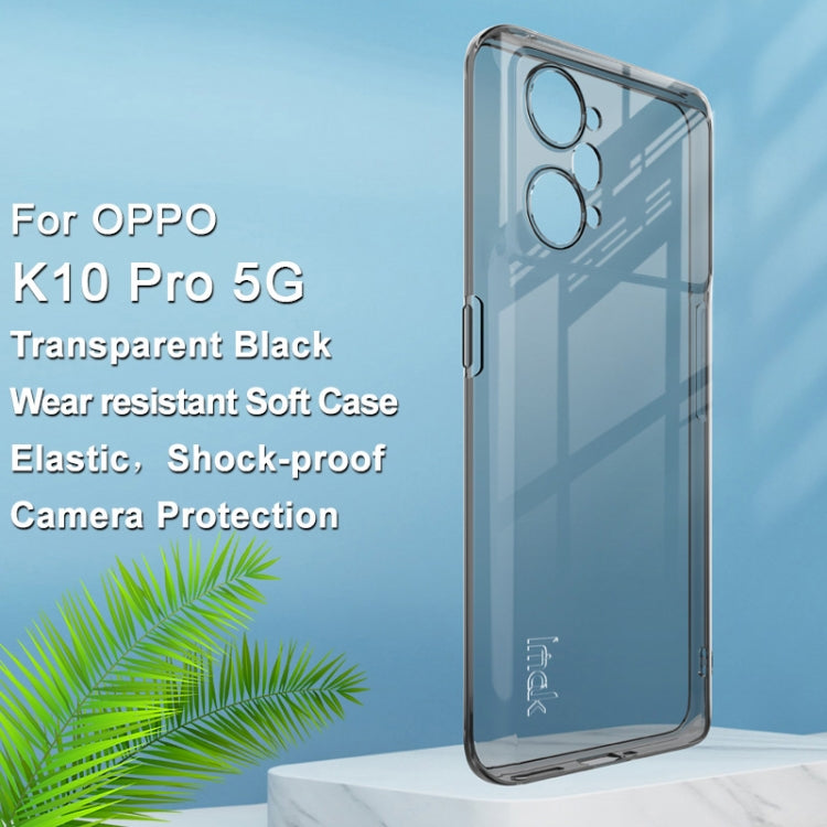 imak UX-5 Series Transparent Shockproof TPU Phone Case, For OPPO K10 5G China, For OPPO K10 Pro 5G