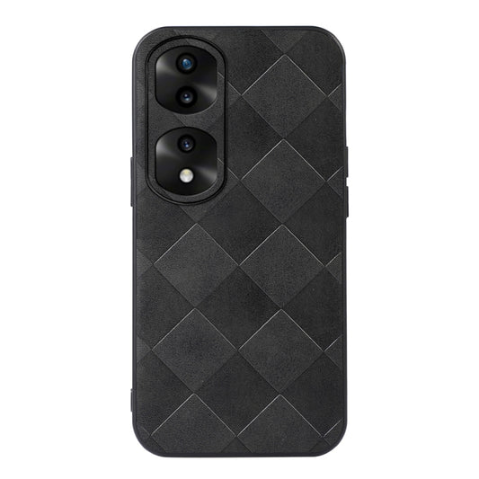 Weave Plaid PU Phone Case, For Honor 70 Pro / 70 Pro+, For vivo S15, For Xiaomi Redmi Note 11T Pro, For Huawei Mate Xs 2, For Honor 70