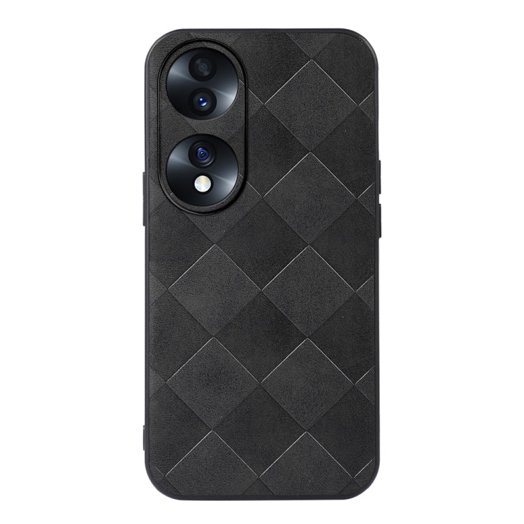 Weave Plaid PU Phone Case, For Honor 70 Pro / 70 Pro+, For Honor 70, For vivo S15, For Xiaomi Redmi Note 11T Pro, For Huawei Mate Xs 2