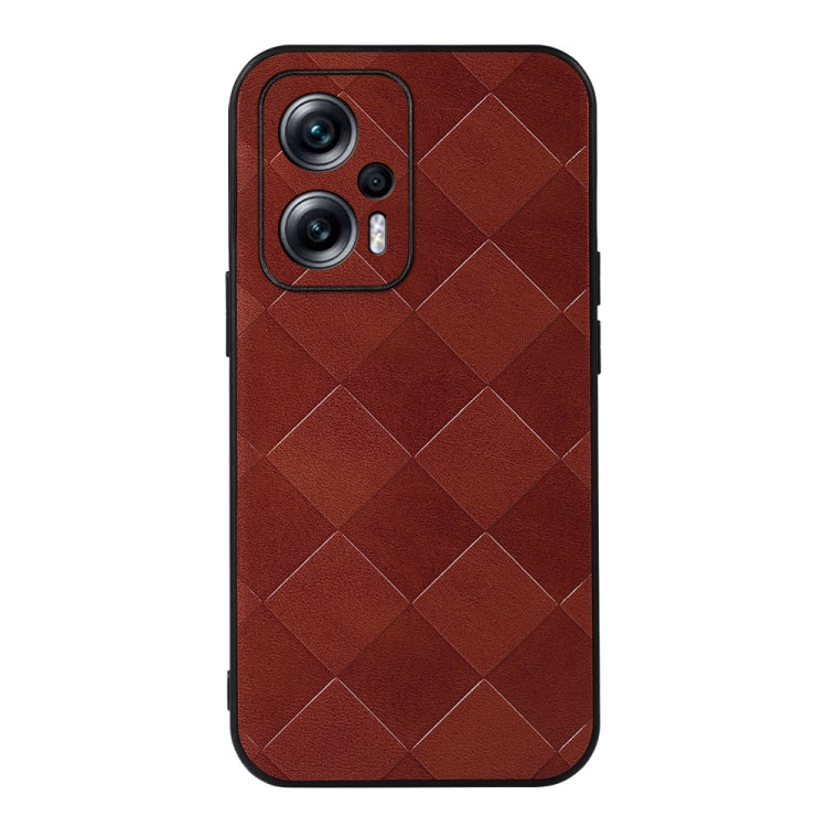 Weave Plaid PU Phone Case, For Honor 70 Pro / 70 Pro+, For vivo S15, For Xiaomi Redmi Note 11T Pro, For Huawei Mate Xs 2, For Honor 70