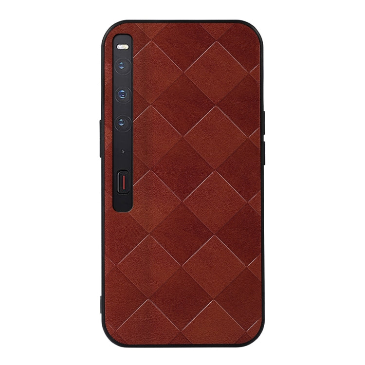 Weave Plaid PU Phone Case, For Honor 70 Pro / 70 Pro+, For vivo S15, For Xiaomi Redmi Note 11T Pro, For Huawei Mate Xs 2, For Honor 70