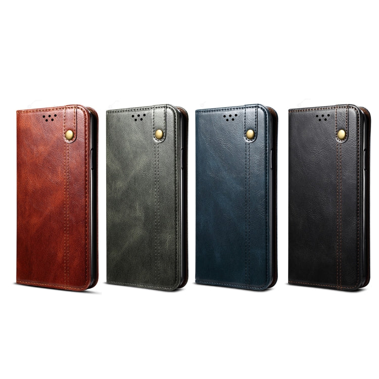 Oil Wax Crazy Horse Texture Leather Phone Case, For OnePlus Nord 2T, For vivo S15e / T1 5G Snapdragon 778G, For Xiaomi 12 Lite