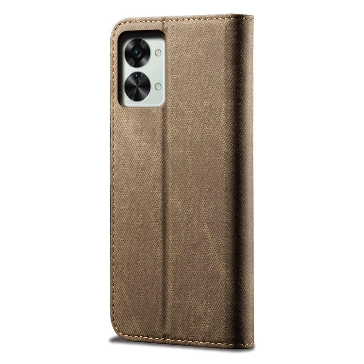 Denim Texture Leather Phone Case, For OnePlus Nord 2T, For vivo S15e / T1 5G Snapdragon 778G, For Xiaomi 12 Lite