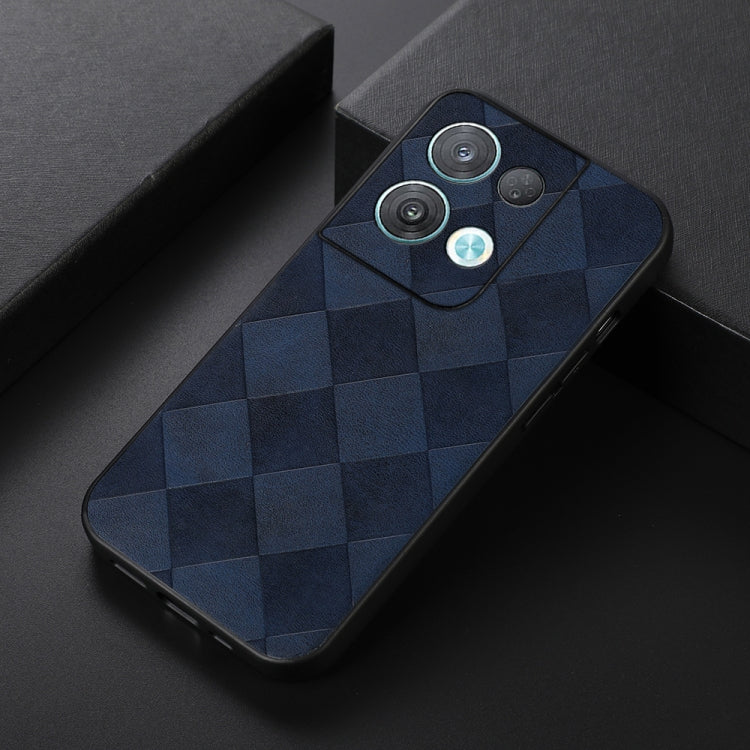 Weave Plaid PU Phone Case, For OPPO Reno8 5G, For OPPO Reno8 Pro+, For OPPO Reno8 Pro, For Samsung Galaxy Z Fold4