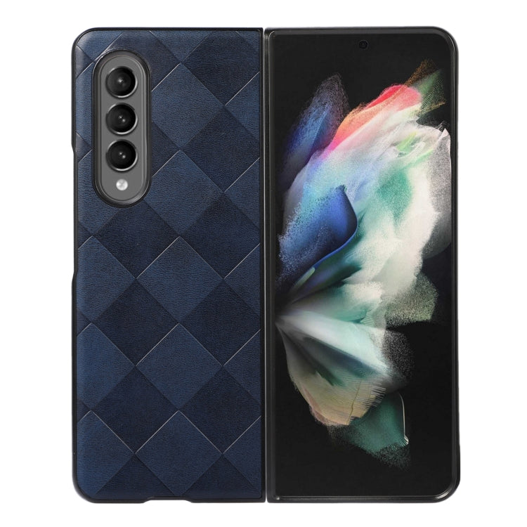 Weave Plaid PU Phone Case, For OPPO Reno8 5G, For OPPO Reno8 Pro+, For OPPO Reno8 Pro, For Samsung Galaxy Z Fold4