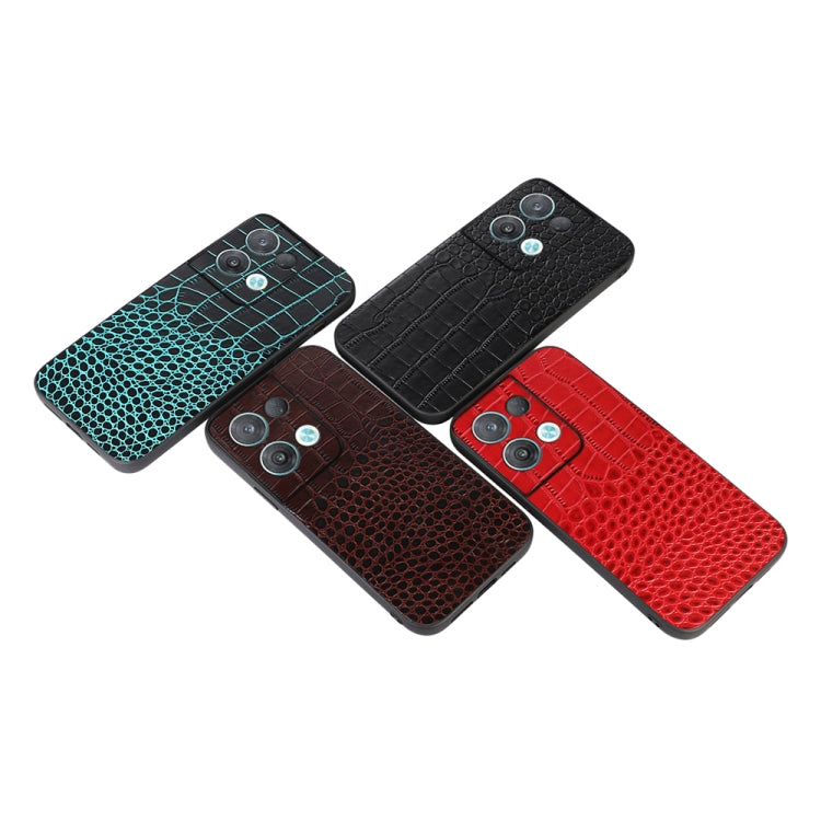 Crocodile Top Layer Cowhide Leather Phone Case, For OPPO Reno8 Pro+ 5G China / 8 Pro 5G Foreign, For OPPO Reno8 Pro 5G China, For OPPO Reno8, For Samsung Galaxy Z Flip4