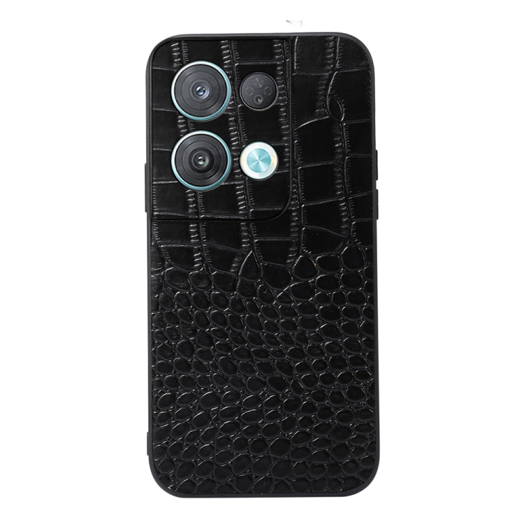 Crocodile Top Layer Cowhide Leather Phone Case, For OPPO Reno8 Pro+ 5G China / 8 Pro 5G Foreign, For OPPO Reno8 Pro 5G China, For OPPO Reno8, For Samsung Galaxy Z Flip4