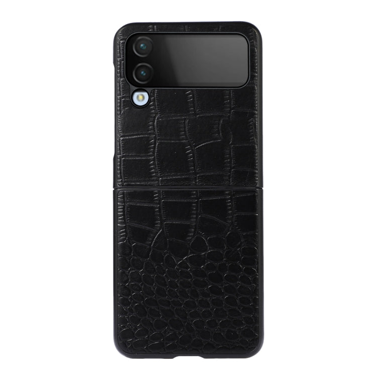 Crocodile Top Layer Cowhide Leather Phone Case, For OPPO Reno8 Pro+ 5G China / 8 Pro 5G Foreign, For OPPO Reno8 Pro 5G China, For OPPO Reno8, For Samsung Galaxy Z Flip4