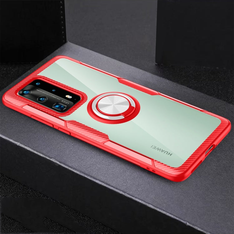 Shockproof Transparent TPU + Acrylic Protective Case with Ring Holder, For Samsung Galaxy A51, For Xiaomi CC9 Pro, For Xiaomi CC9, For Huawei Nova 6, For Huawei P40 Pro, For Vivo X30 Pro