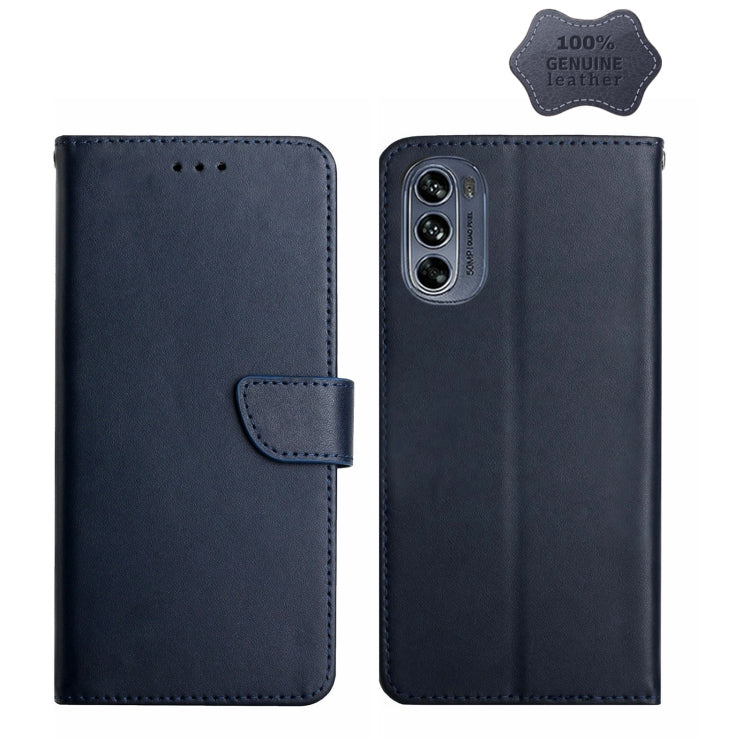 Genuine Leather Fingerprint-proof Horizontal Flip Phone Case