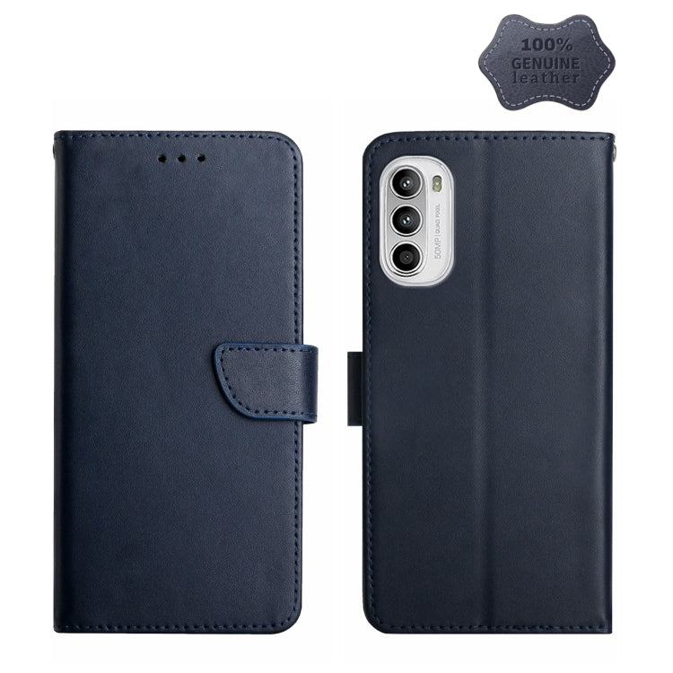 Genuine Leather Fingerprint-proof Horizontal Flip Phone Case