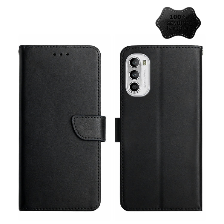 Genuine Leather Fingerprint-proof Horizontal Flip Phone Case