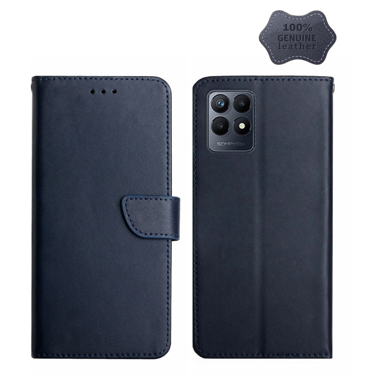 Genuine Leather Fingerprint-proof Horizontal Flip Phone Case