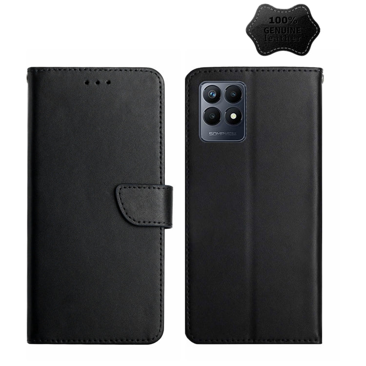 Genuine Leather Fingerprint-proof Horizontal Flip Phone Case
