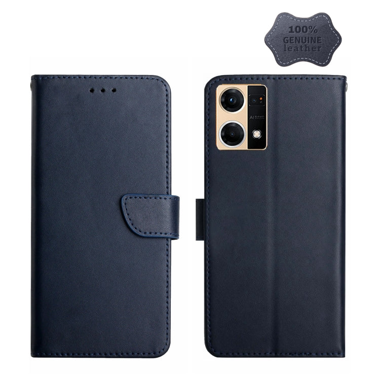 Genuine Leather Fingerprint-proof Horizontal Flip Phone Case