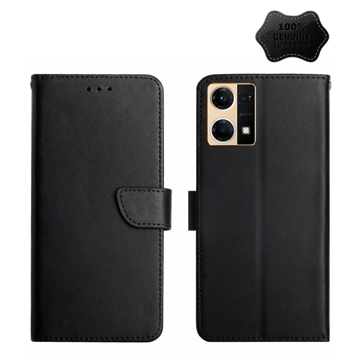 Genuine Leather Fingerprint-proof Horizontal Flip Phone Case
