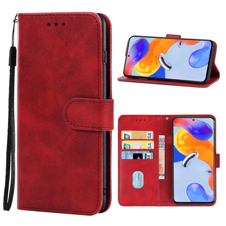 Leather Phone Case, For Motorola Moto G42, For Motorola Moto G62 5G, For OPPO Reno8 Lite, For Xiaomi Redmi Note 11 Pro 5G, For vivo iQOO Z5x