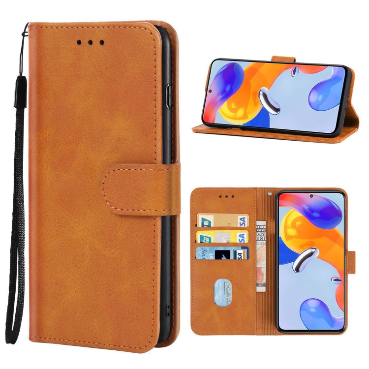 Leather Phone Case, For Motorola Moto G42, For Motorola Moto G62 5G, For OPPO Reno8 Lite, For Xiaomi Redmi Note 11 Pro 5G, For vivo iQOO Z5x