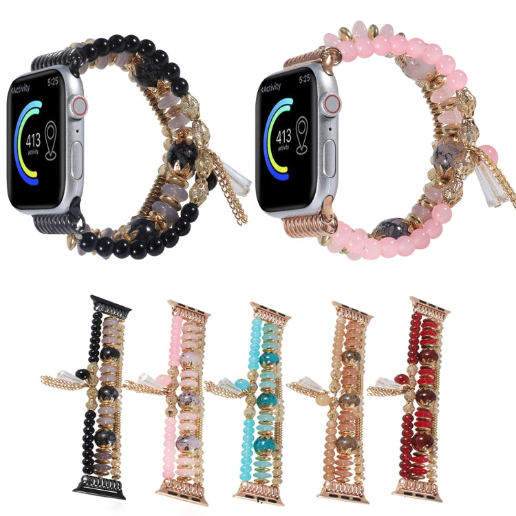 Chain Tassel Watch Band For Apple Watch Series, 7 41mm / 6&amp;SE&amp;5&amp;4 40mm / 3&amp;2&amp;1 38mm, 7 45mm / 6&amp;SE&amp;5&amp;4 44mm / 3&amp;2&amp;1 42mm