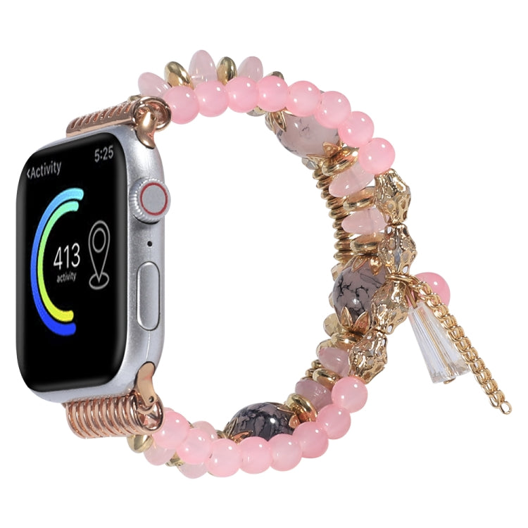 Chain Tassel Watch Band For Apple Watch Series, 7 41mm / 6&amp;SE&amp;5&amp;4 40mm / 3&amp;2&amp;1 38mm, 7 45mm / 6&amp;SE&amp;5&amp;4 44mm / 3&amp;2&amp;1 42mm