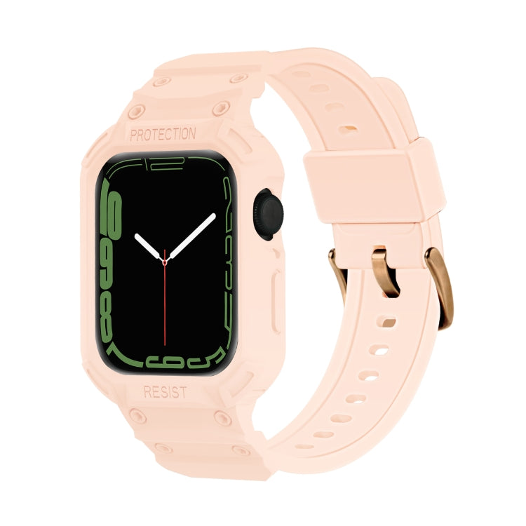 Integrated TPU Watch Band For Apple Watch Series, 7 41mm / 6&amp;SE&amp;5&amp;4 40mm / 3&amp;2&amp;1 38mm, 7 45mm / 6&amp;SE&amp;5&amp;4 44mm / 3&amp;2&amp;1 42mm