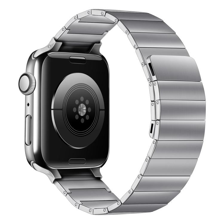 Magnetic Steel Watch Band For Apple Watch Series, 7 41mm / 6&amp;SE&amp;5&amp;4 40mm / 3&amp;2&amp;1 38mm, 7 45mm / 6&amp;SE&amp;5&amp;4 44mm / 3&amp;2&amp;1 42mm