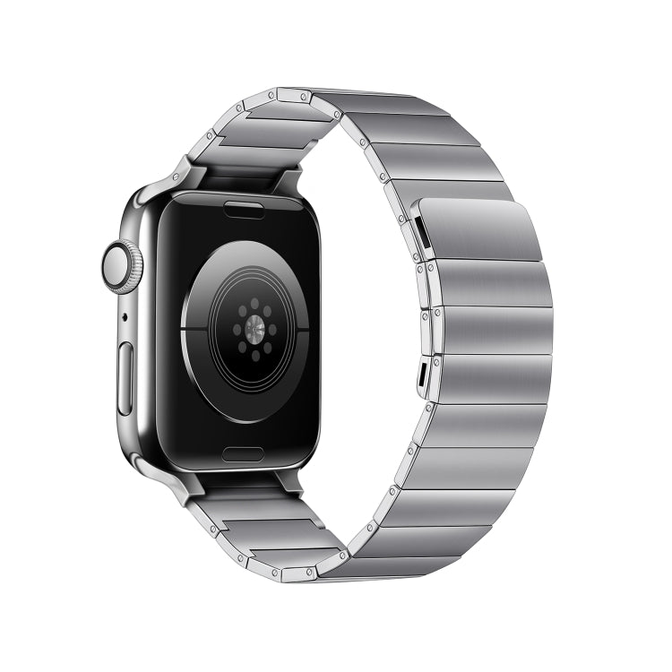 Magnetic Steel Watch Band For Apple Watch Series, 7 41mm / 6&amp;SE&amp;5&amp;4 40mm / 3&amp;2&amp;1 38mm, 7 45mm / 6&amp;SE&amp;5&amp;4 44mm / 3&amp;2&amp;1 42mm