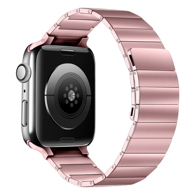 Magnetic Steel Watch Band For Apple Watch Series, 7 41mm / 6&amp;SE&amp;5&amp;4 40mm / 3&amp;2&amp;1 38mm, 7 45mm / 6&amp;SE&amp;5&amp;4 44mm / 3&amp;2&amp;1 42mm
