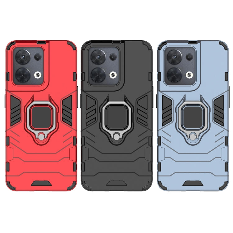 Shockproof PC + TPU Protective Phone Case with Magnetic Ring Holder, For OPPO Reno8, For OPPO Reno8 Pro, For OPPO Reno8 Pro+