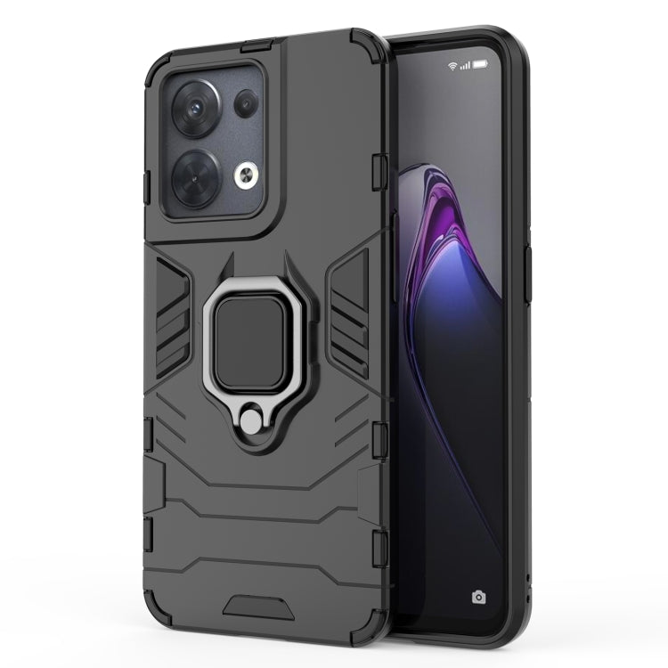 Shockproof PC + TPU Protective Phone Case with Magnetic Ring Holder, For OPPO Reno8, For OPPO Reno8 Pro, For OPPO Reno8 Pro+