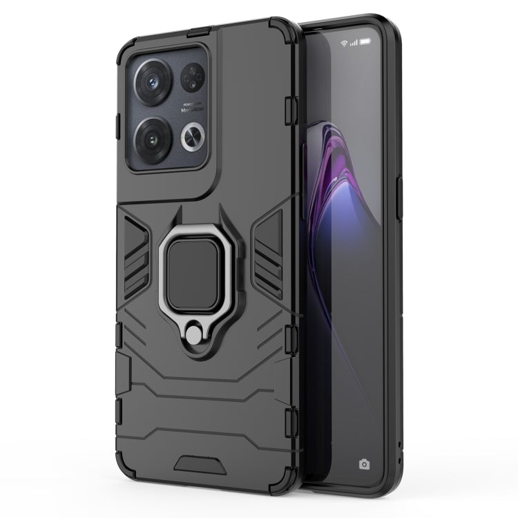 Shockproof PC + TPU Protective Phone Case with Magnetic Ring Holder, For OPPO Reno8, For OPPO Reno8 Pro, For OPPO Reno8 Pro+