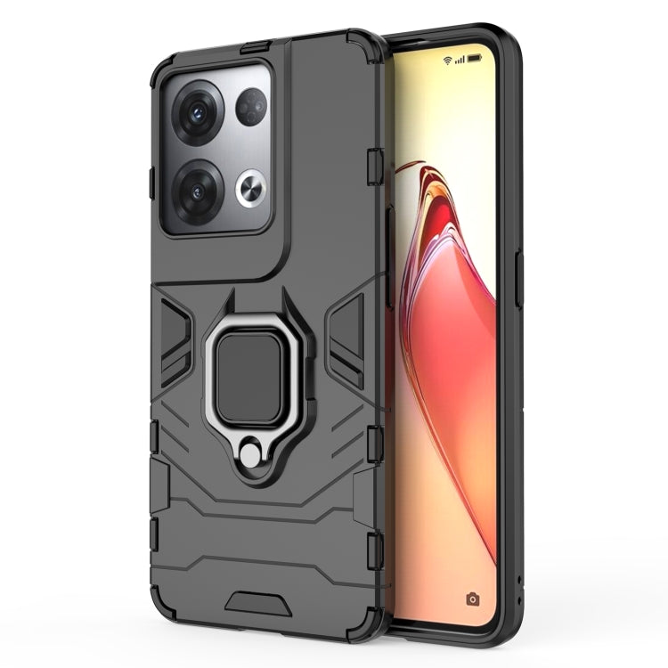 Shockproof PC + TPU Protective Phone Case with Magnetic Ring Holder, For OPPO Reno8, For OPPO Reno8 Pro, For OPPO Reno8 Pro+