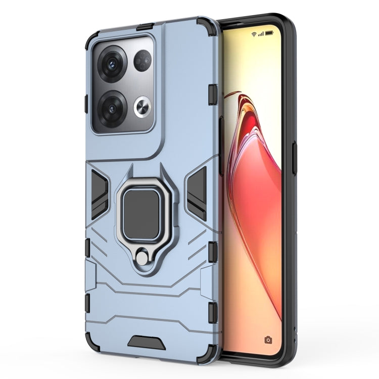 Shockproof PC + TPU Protective Phone Case with Magnetic Ring Holder, For OPPO Reno8, For OPPO Reno8 Pro, For OPPO Reno8 Pro+